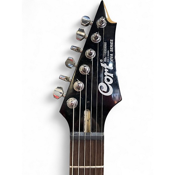 Used Cort Viva Gold-I Matte Black Solid Body Electric Guitar