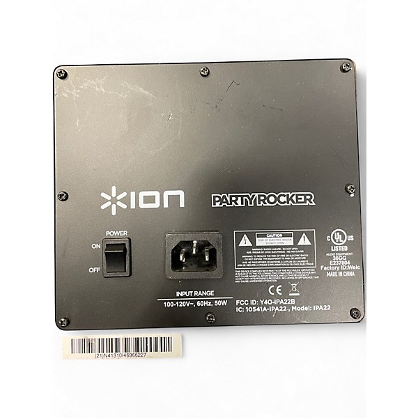 Used ION PARTY ROCKER Bluetooth Speaker