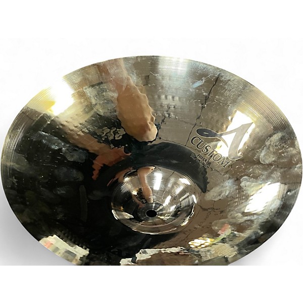 Used Zildjian 14in A Custom Hi Hat Top Cymbal