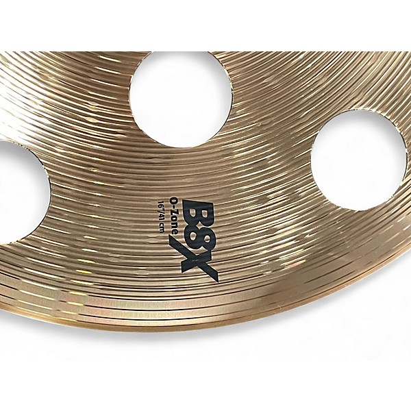 Used SABIAN 16in B8X O-ZONE Cymbal