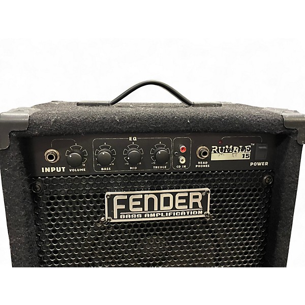 Used Fender Rumble 15 15W 1X8 Bass Combo Amp