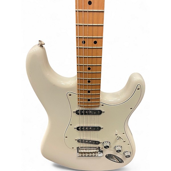 Used Fender Player Stratocaster Olympic White Solid Body Electric Guitar