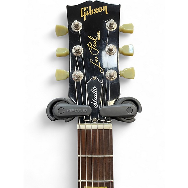 Used Gibson Les Paul Studio Black Solid Body Electric Guitar