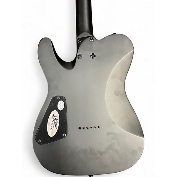 Used Schecter Guitar Research MACHINE GUN KELLY PT BLACK AND PINK Solid Body Electric Guitar