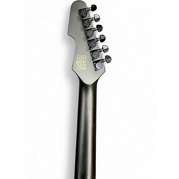 Used Schecter Guitar Research MACHINE GUN KELLY PT BLACK AND PINK Solid Body Electric Guitar