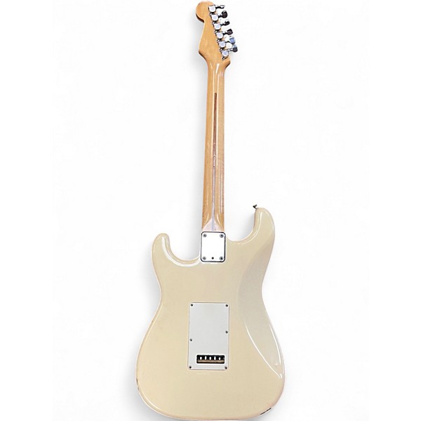Used Fender mij stratocaster white Solid Body Electric Guitar