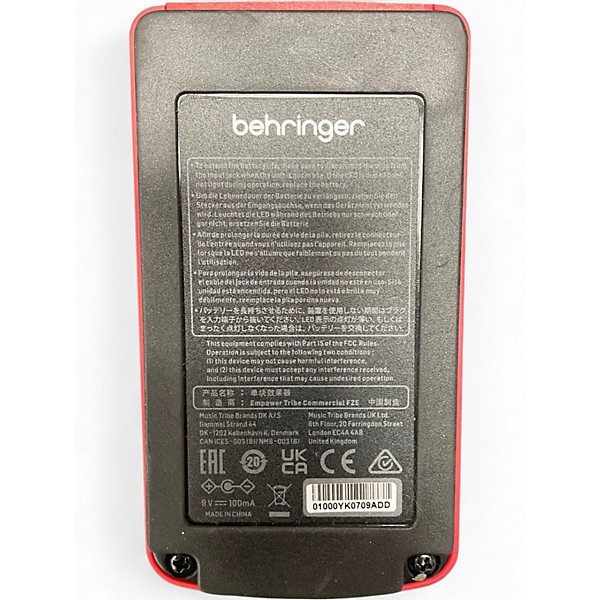 Used Behringer CL9 Compressor/Limiter Effect Pedal