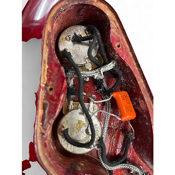 Vintage 1950s Gibson SG JR vintage cherry Solid Body Electric Guitar