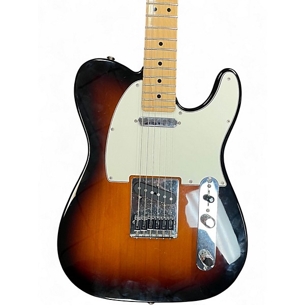 Used Fender Player Telecaster 3 Tone Sunburst Solid Body Electric Guitar