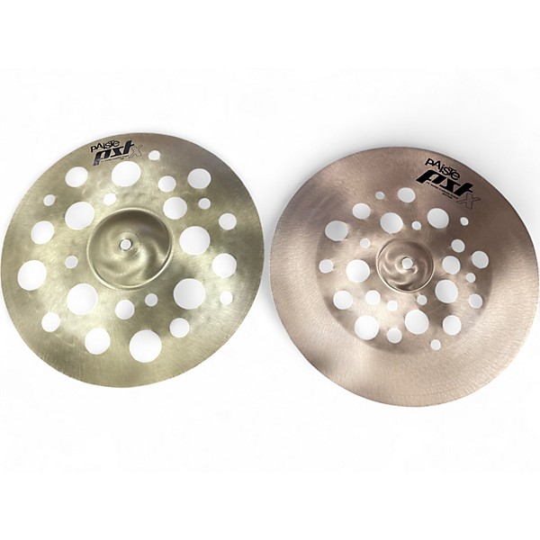 Used Paiste 14in PSTX Swiss Flanger Stack Cymbal