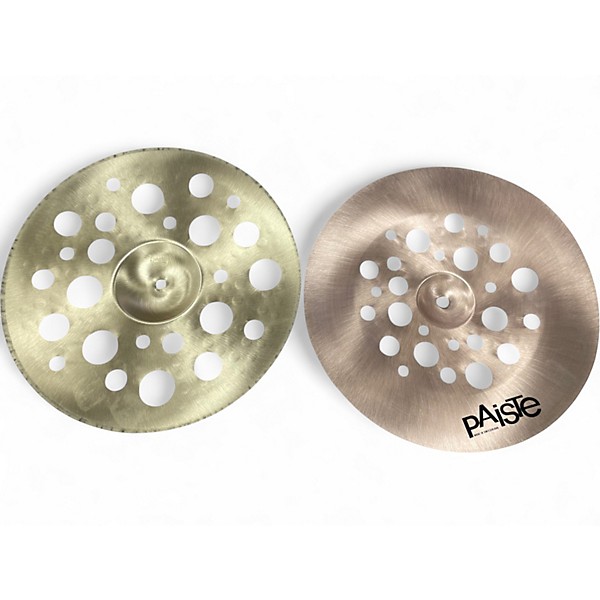 Used Paiste 14in PSTX Swiss Flanger Stack Cymbal