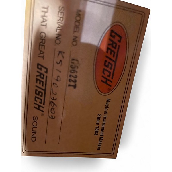 Used Gretsch Guitars G5622T Electromatic Center Block Double Cut Bigsby Black Hollow Body Electric Guitar