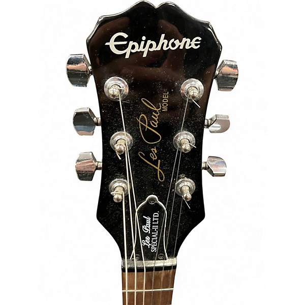 Used Epiphone Les Paul Special II Black Solid Body Electric Guitar