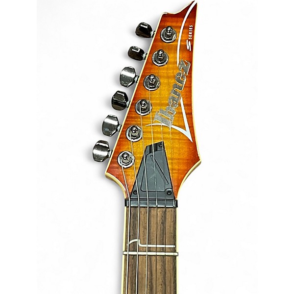 Used Ibanez S571DXFM Sunburst Solid Body Electric Guitar