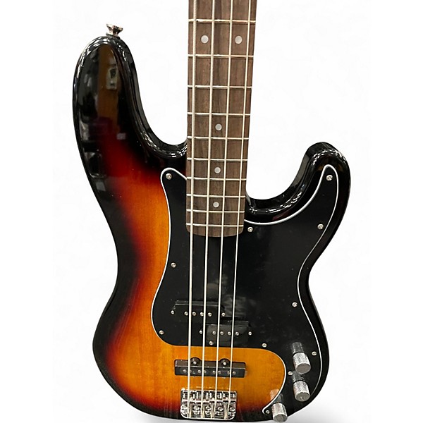Used Squier Affinity Precision Bass 3 Color Sunburst Electric Bass Guitar