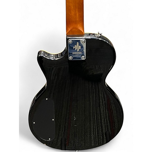 Used Donner Single Cut Sunburst Solid Body Electric Guitar