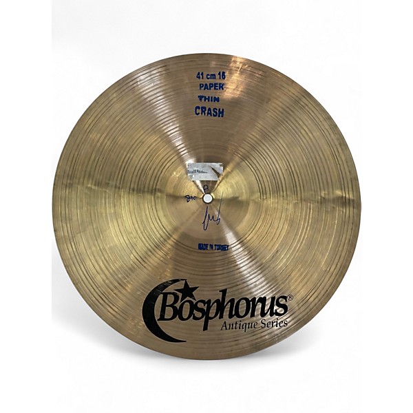 Used Bosphorus Cymbals 16in ANTIQUE Cymbal