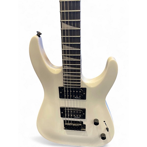 Used Jackson JS22 Dinky White Solid Body Electric Guitar