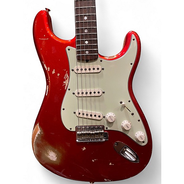 Used Fender 1965 RELIC STATOCASTER Red Solid Body Electric Guitar