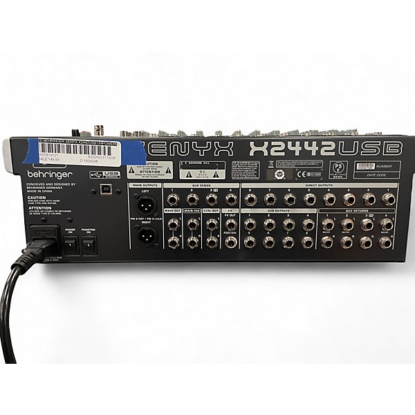 Used Behringer Xenyx X2442USB Unpowered Mixer