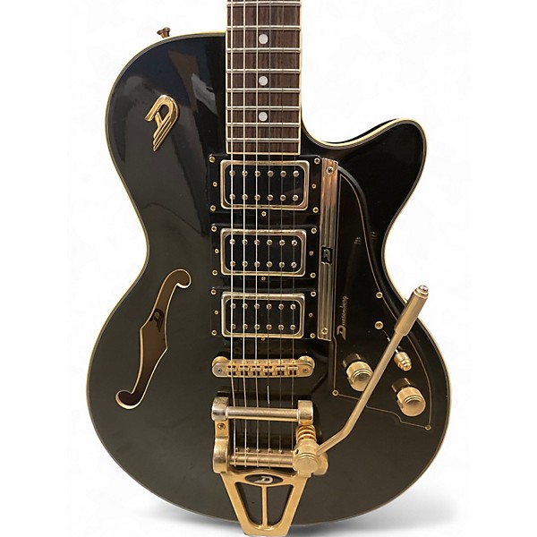 Used Duesenberg STARPLAYER TV CUSTOM BLACK Hollow Body Electric Guitar
