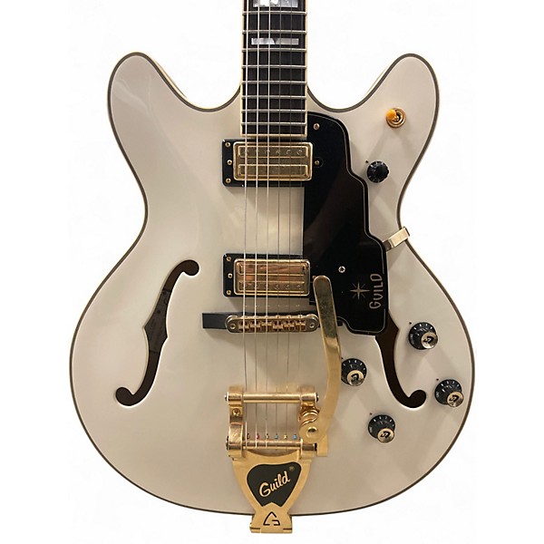 Used Guild STARFIRE VI WHITE Hollow Body Electric Guitar