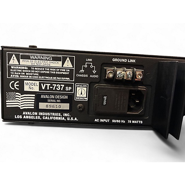 Used 2022 Avalon VT737SP Class A Mono Tube Microphone Preamp