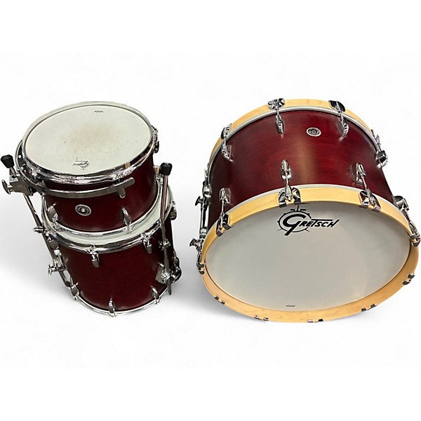 Used Gretsch Drums 3 Piece Brooklyn Series Satin Cherry Drum Kit