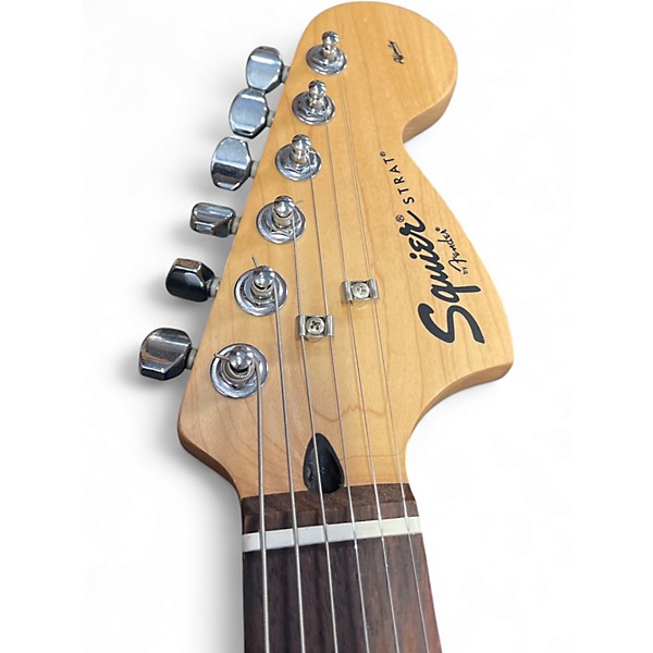 Used Squier Affinity Stratocaster Black Solid Body Electric Guitar