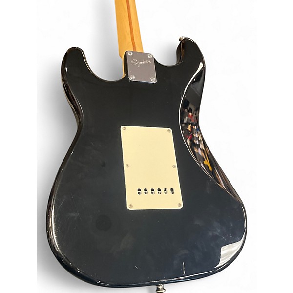 Used Squier Affinity Stratocaster Black Solid Body Electric Guitar