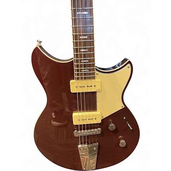 Used Yamaha RSS02T Burgundy Solid Body Electric Guitar