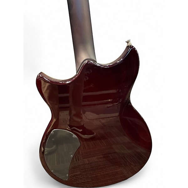 Used Yamaha RSS02T Burgundy Solid Body Electric Guitar