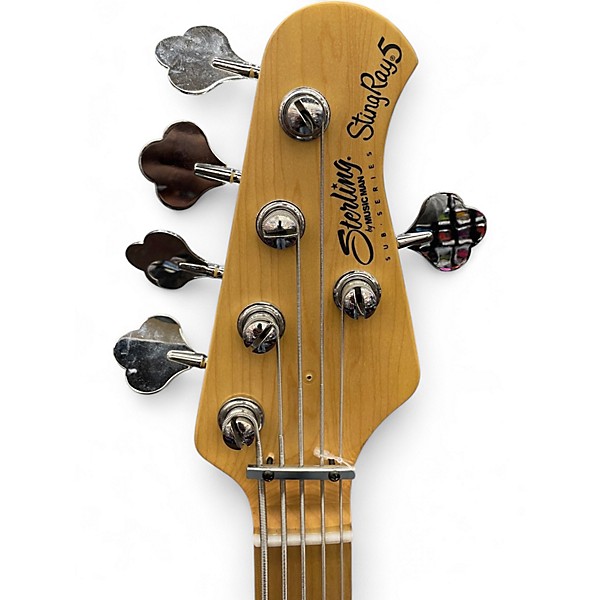 Used Sterling by Music Man STINGRAY 5H Black Electric Bass Guitar