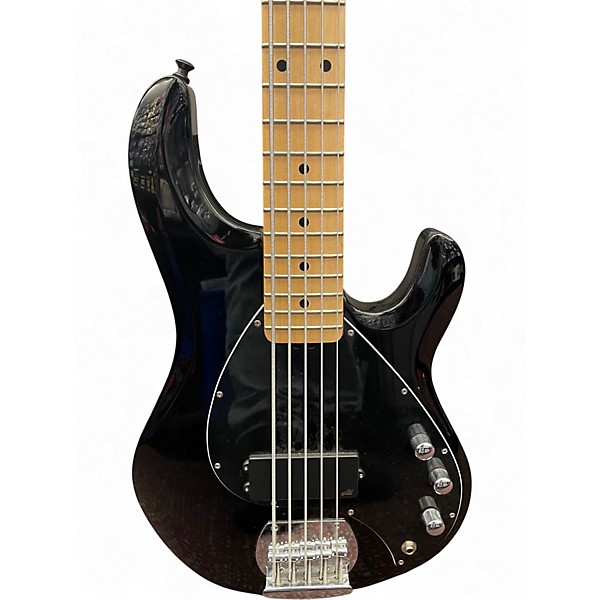 Used Sterling by Music Man STINGRAY 5H Black Electric Bass Guitar