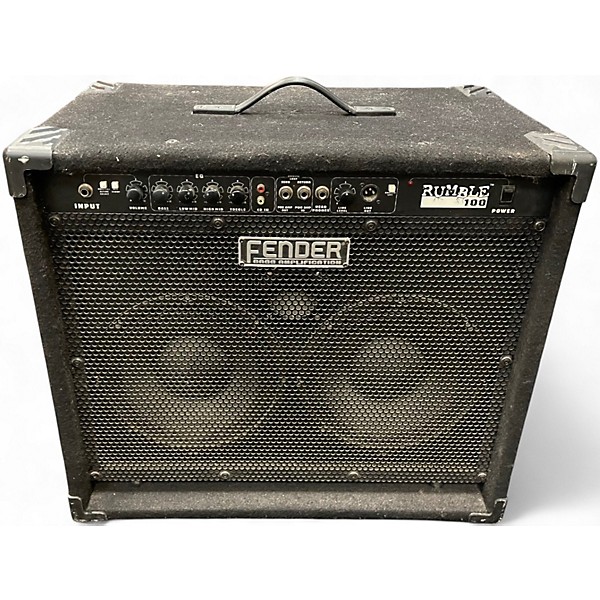 Used Fender Rumble 100/210 100W 2x10 Bass Combo Amp