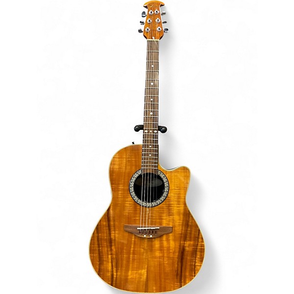 Used Ovation CK 047 Roasted Natural Acoustic Electric Guitar