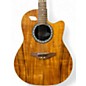 Used Ovation CK 047 Roasted Natural Acoustic Electric Guitar
