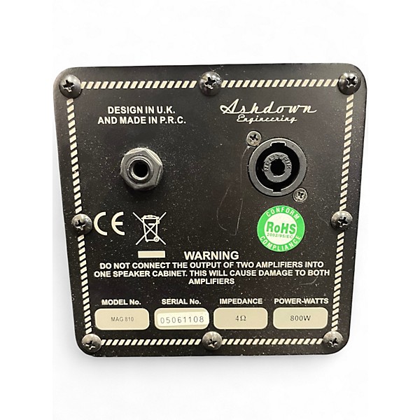 Used Ashdown MAG 810 Bass Cabinet