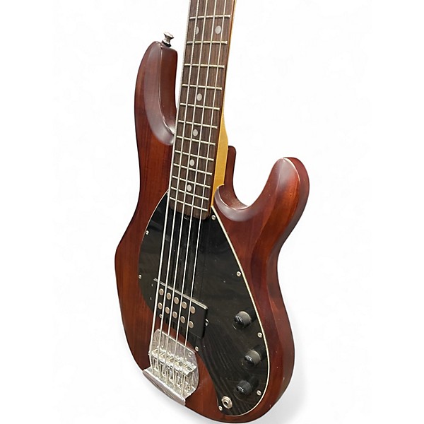 Used Sterling by Music Man SUB Stingray 5 Walnut Electric Bass Guitar