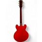 Used Gibson ES335 Satin Trans Red Hollow Body Electric Guitar