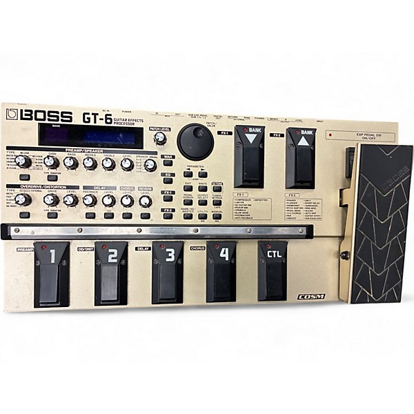 Used BOSS GT6 Guitar Effect Processor