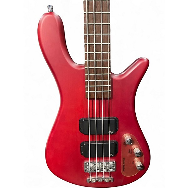 Used Warwick Streamer Standard 4 Red Electric Bass Guitar