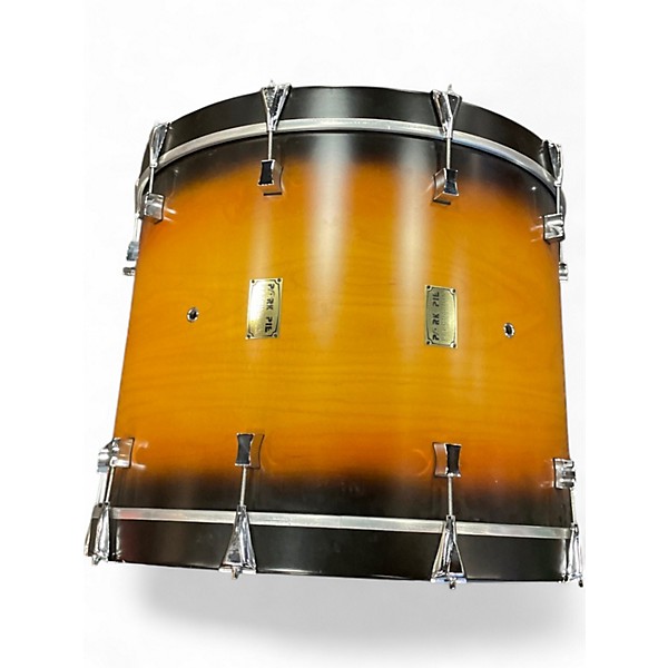 Used Pork Pie USA 5 Piece USA 2 Tone Sunburst Drum Kit