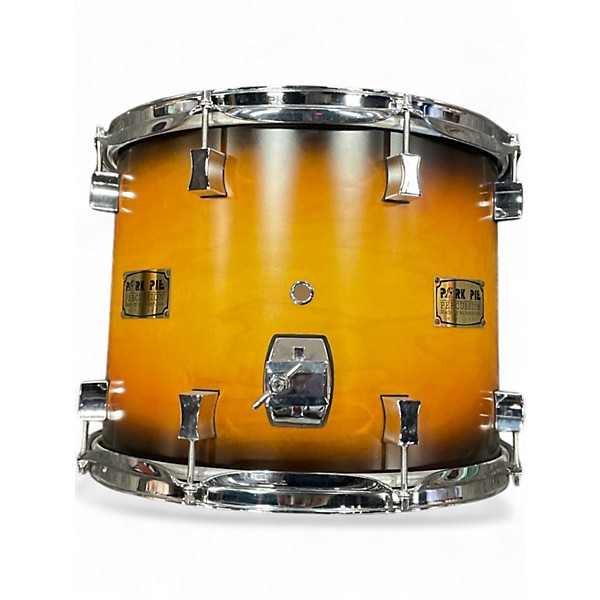 Used Pork Pie USA 5 Piece USA 2 Tone Sunburst Drum Kit
