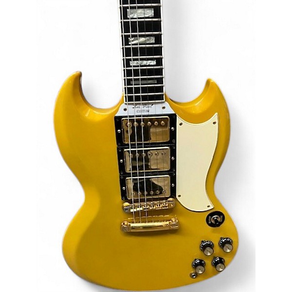 Used 1991 Gibson 30th Anniversary’61 SG Les Paul Custom TV TV Yellow Solid Body Electric Guitar
