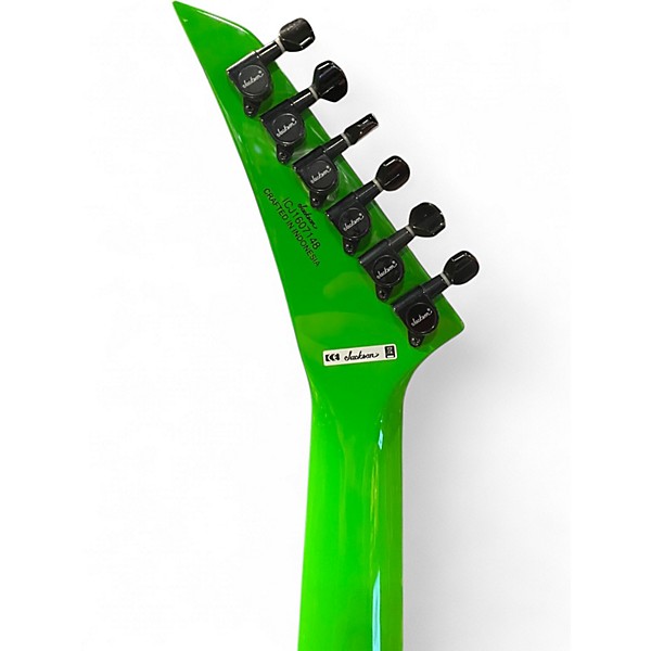 Used Jackson SL3X Slime Green Solid Body Electric Guitar