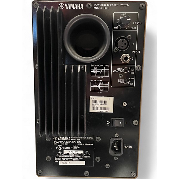 Used Yamaha HS8 Pair Powered Monitor