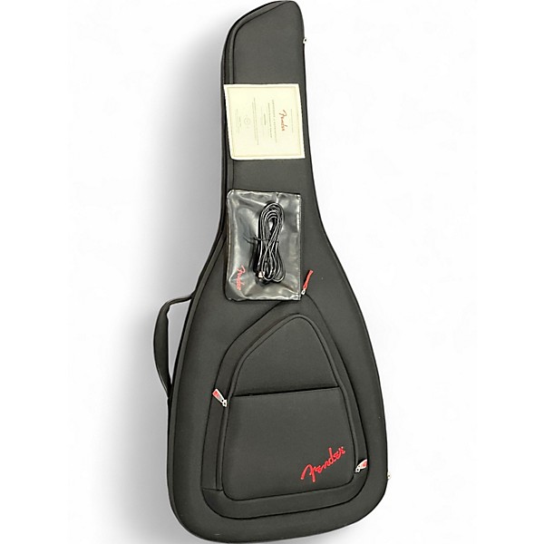 Used Fender American Acoustasonic Telecaster Black Acoustic Electric Guitar