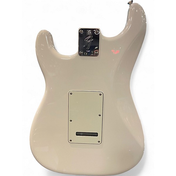 Used 2022 Fender Player Stratocaster Olympic White Solid Body Electric Guitar