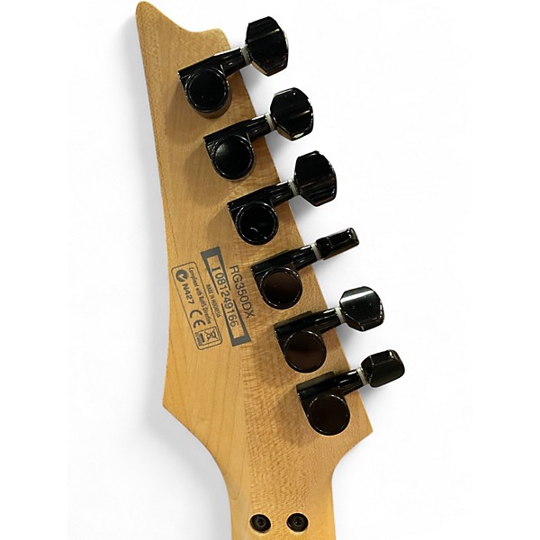 Used Ibanez RG350DX RG Series White Solid Body Electric Guitar